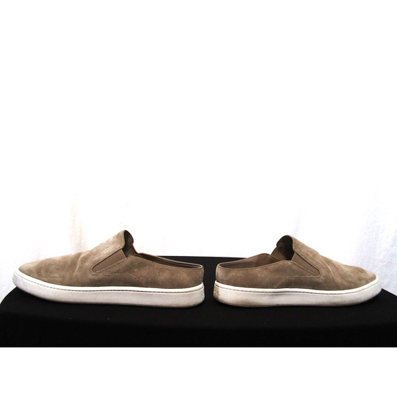 Vince Beige Tan Suede Slip On Mule Loafer Flats Women Sz 7.5 M - Picture 6 of 10